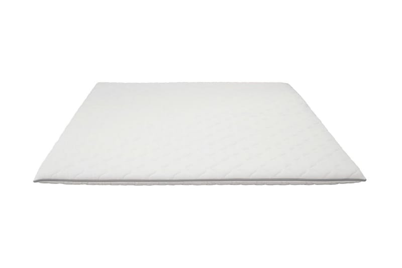 Bäddmadrass 140x200 cm viskoelastiskt minnesskum 6 cm - Vit - Möbler - Säng - Madrasser - Bäddmadrass