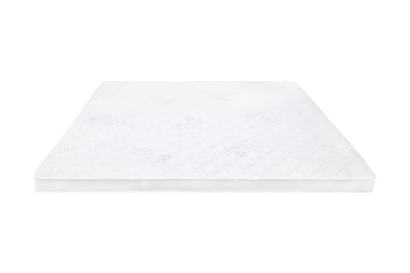 Bäddmadrass 160x200 cm gelskum 7 cm - Vit - Möbler - Säng - Madrasser - Bäddmadrass