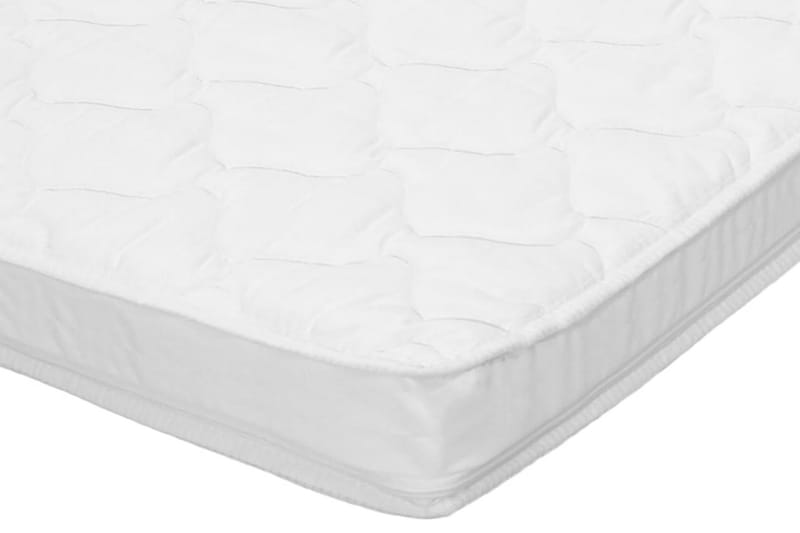 Bäddmadrass 160x200 cm kallskum äggprofil 6 cm - Vit - Möbler - Säng - Madrasser - Bäddmadrass