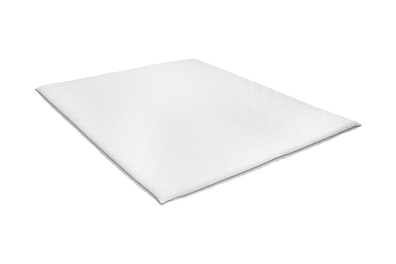 Bäddmadrass 180x200 cm viskoelastiskt minnesskum 6 cm - Vit - Möbler - Säng - Madrasser - Bäddmadrass