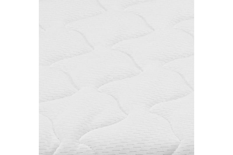 Bäddmadrass 180x200 cm viskoelastiskt minnesskum 6 cm - Vit - Möbler - Säng - Madrasser - Bäddmadrass