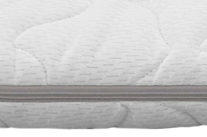 Bäddmadrass 180x200 cm viskoelastiskt minnesskum 6 cm - Vit - Möbler - Säng - Madrasser - Bäddmadrass
