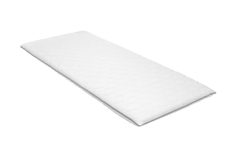 Bäddmadrass 80x200 cm viskoelastiskt minnesskum 6 cm - Vit - Möbler - Säng - Madrasser - Bäddmadrass