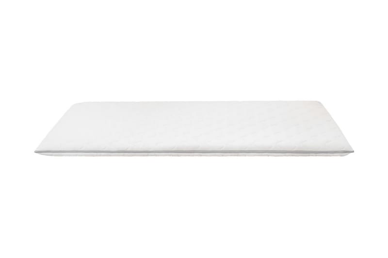 Bäddmadrass 90x200 cm viskoelastiskt minnesskum 6 cm - Vit - Möbler - Säng - Madrasser - Bäddmadrass