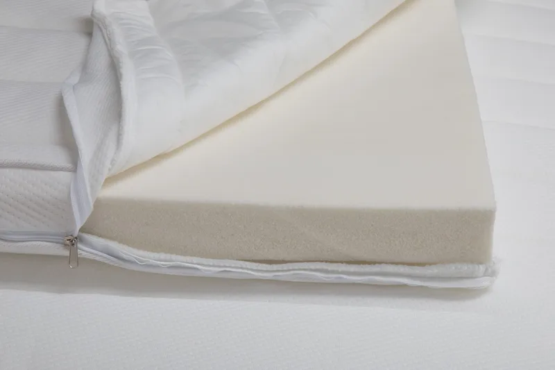 Bäddmadrass 90x200 Skum 30 kg/m³, Vit