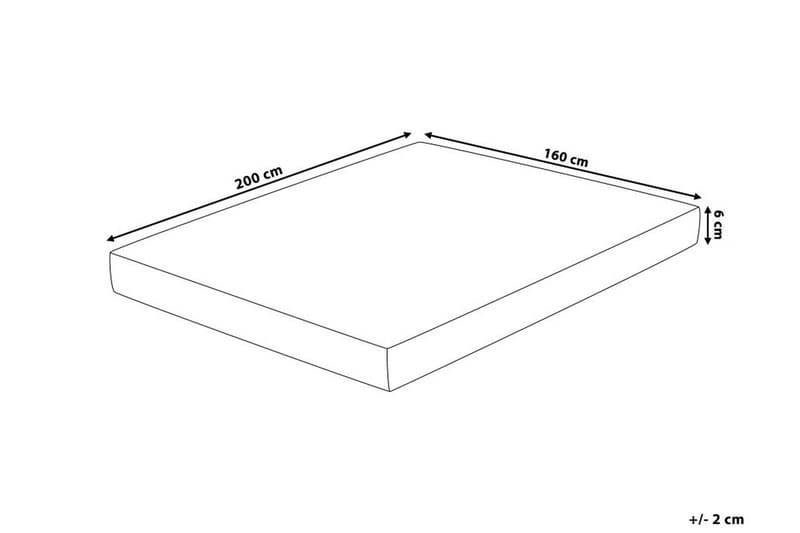 Comfy Bäddmadrass 160200 cm Vit  Vit - Vit - Möbler - Säng - Madrasser - Bäddmadrass