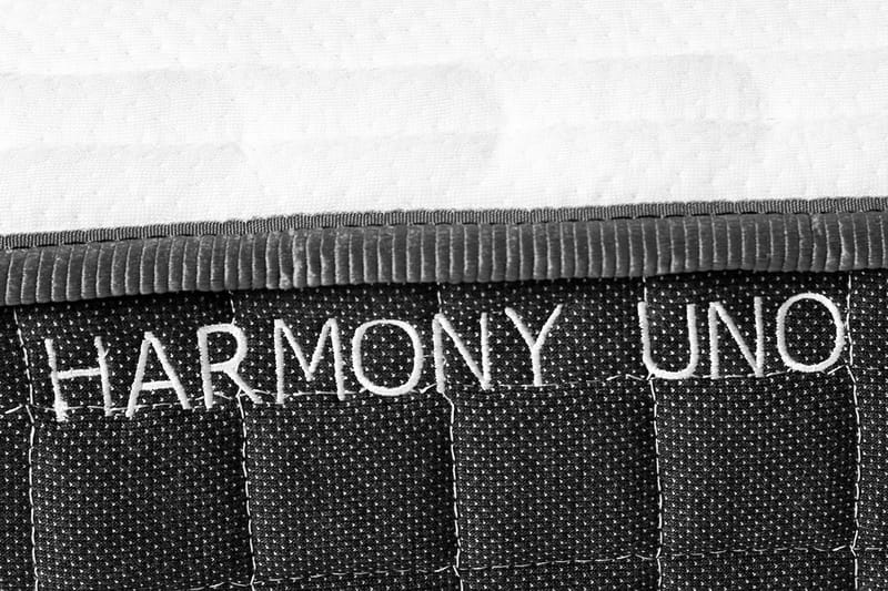 Fjädermadrass Harmony Uno Pocket 160x200xh20 cm - Vit/Grå - Bäddmadrass