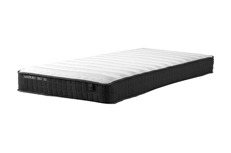 Fjädermadrass HARMONY UNO POCKET 90x200xH20cm, Vit/Grå