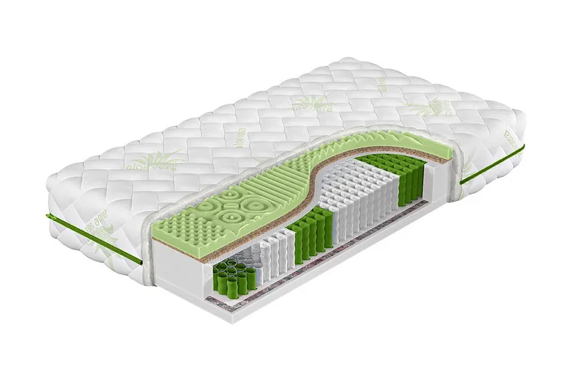 Hartsville Hard Madrass 90x200 cm, Vit