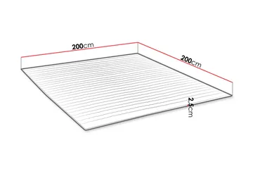 Madrass MANDULA 200x200 - Möbler - Säng - Madrasser - Bäddmadrass