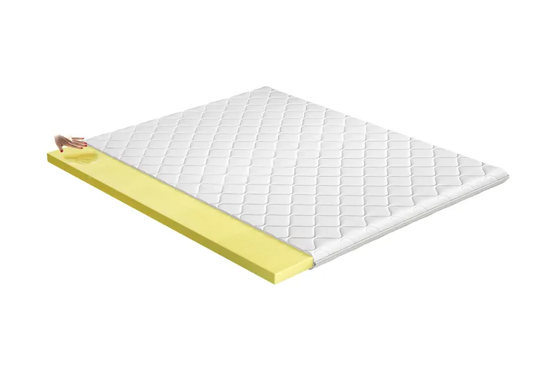 Miriana Madrass 200x200 cm, Vit