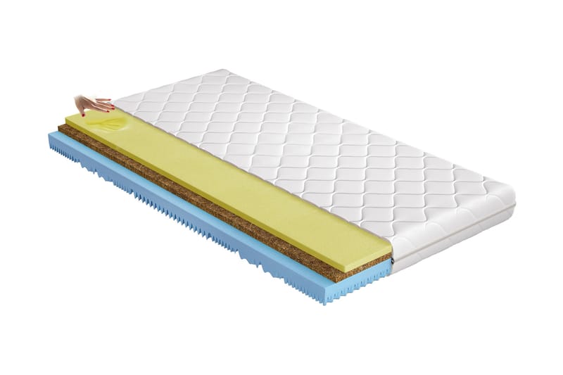 Veganil Madrass 200x200 cm - Vit - Möbler - Säng - Madrasser - Bäddmadrass