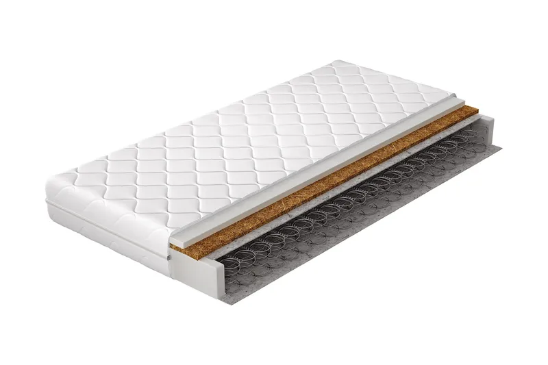 Villarnovo Bäddmadrass 90x200 cm i Tyg, Vit