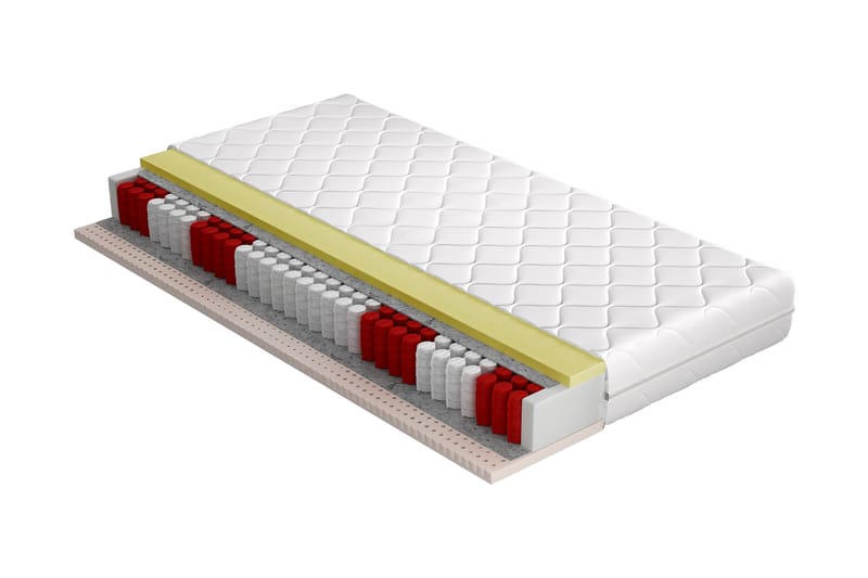Villroe Madrass 200x200 cm - Vit - Möbler - Säng - Madrasser - Bäddmadrass