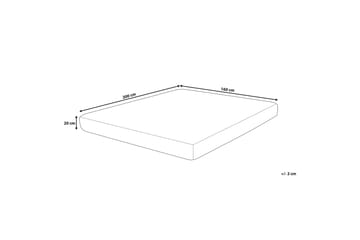 Crickmore Skummadrass 160x200cm - Vit - Möbler - Säng - Madrasser - Skummadrass