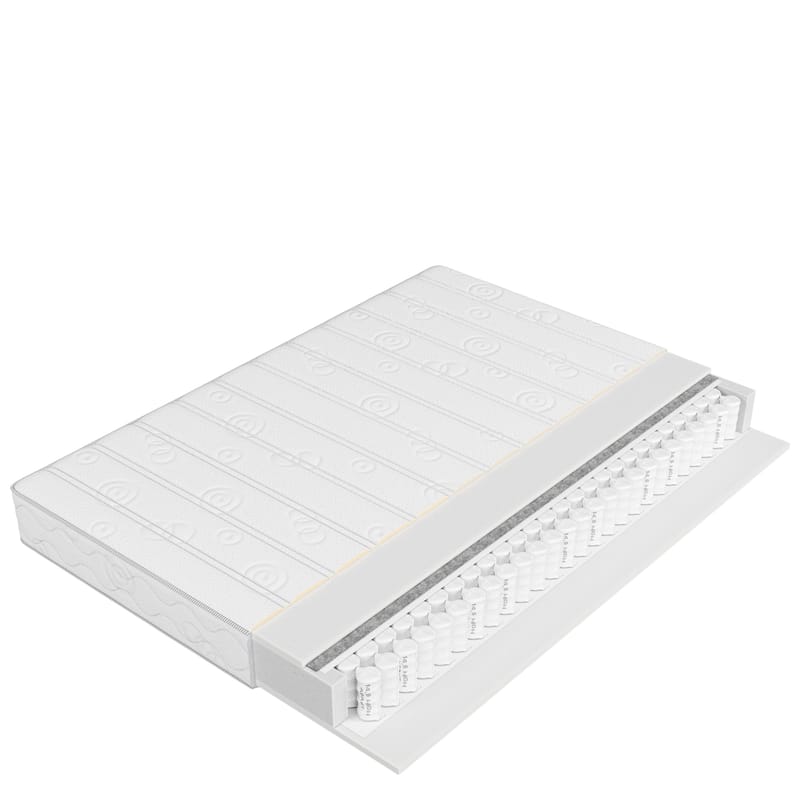 Edras Resårmadrass 180x200 cm, Vit