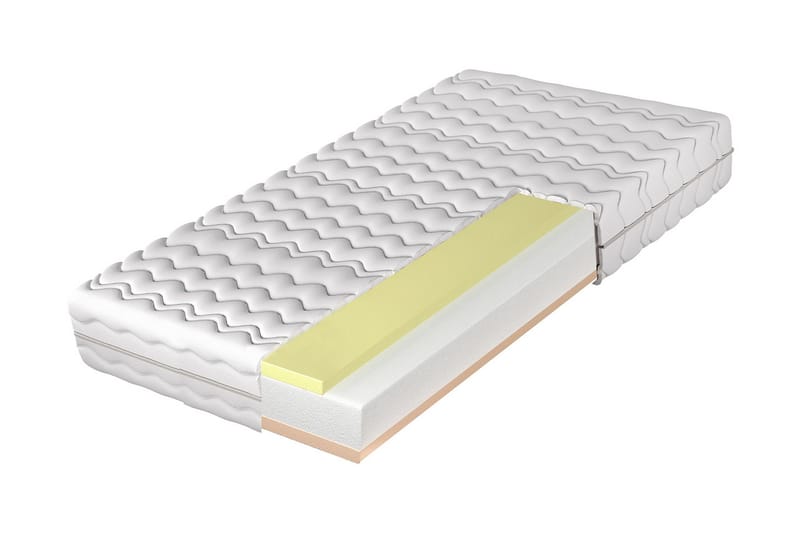 Fynlee Skummadrass 180x200 cm - Vit - Möbler - Säng - Madrasser - Skummadrass