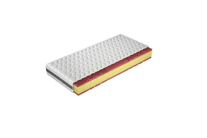 Hoefler Skummadrass 80x200 cm - Vit - Möbler - Säng - Madrasser - Skummadrass