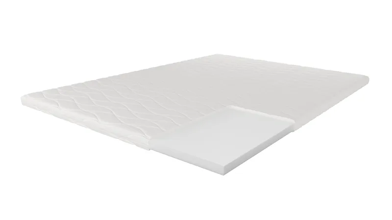 HVILA Bäddmadrass 140x200 cm – 7 cm Mjuk/Medium Memoryskum, Tryckavlastande med Tvättbar Klädsel - Möbler - Säng - Madrasser - Bäddmadrass