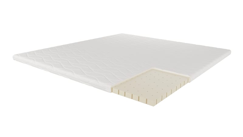 HVILA Bäddmadrass 160x200 cm – 7 cm  Medium/Fast Punktelastisk Latex med Tvättbar Klädsel - Möbler - Säng - Madrasser - Bäddmadrass