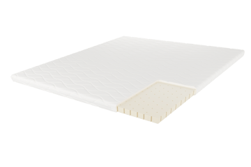 HVILA Latex Bäddmadrass i Punktelastisk Latex  180x200 cm – 7 cm Medium/Fast, Tvättbar Klädsel - Möbler - Säng - Madrasser - Bäddmadrass