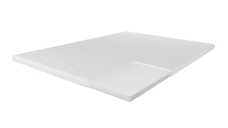 HVILA Memory Bäddmadrass med tryckavlastande memoryskum 120x200 cm - 7 cm Mjuk/Medium, Tvättbar klädsel - Möbler - Säng - Madrasser - Bäddmadrass