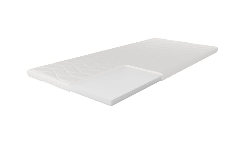 HVILA Memory Bäddmadrass med tryckavlastande memoryskum 90x200 cm - 7 cm Mjuk/Medium, Tvättbar klädsel - Möbler - Säng - Madrasser - Bäddmadrass