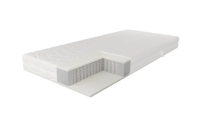 Hvila Resårmadrass med Tvättbar Klädsel 90x200 cm - Möbler - Säng - Madrasser - Resårmadrass & resårbotten