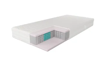 HVILA Pocket 7-zoners Resårmadrass med Tvättbar Klädsel 80x200 cm - Möbler - Säng - Madrasser - Resårmadrass & resårbotten
