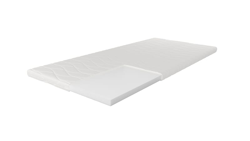HVILA Polyeterskum Bäddmadrass 90x200 cm – 7 cm Mjuk/Medium med Tvättbar Klädsel - Möbler - Säng - Madrasser - Skummadrass