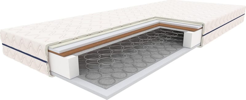 Karlshamn madrass 120 x 200 cm - Vit - Möbler - Säng - Madrasser - Bäddmadrass