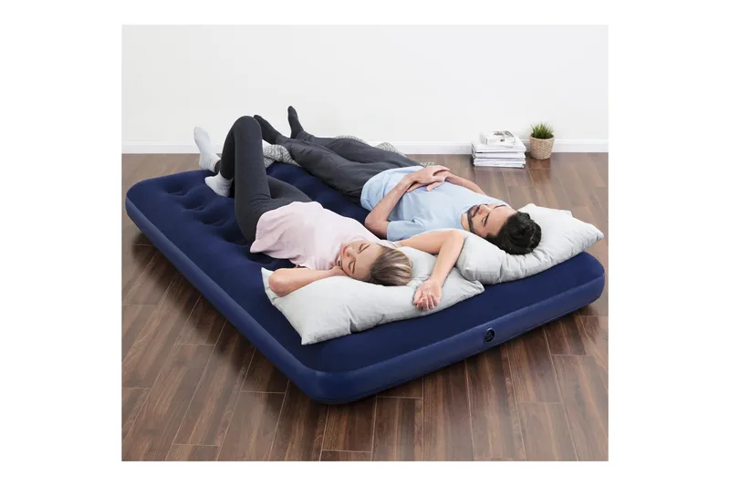 Bestway Airbed Full Uppblåsbar madrass med elektrisk pump Bl - Bestway - Möbler - Säng - Madrasser - Luftmadrass & uppblåsbar madrass