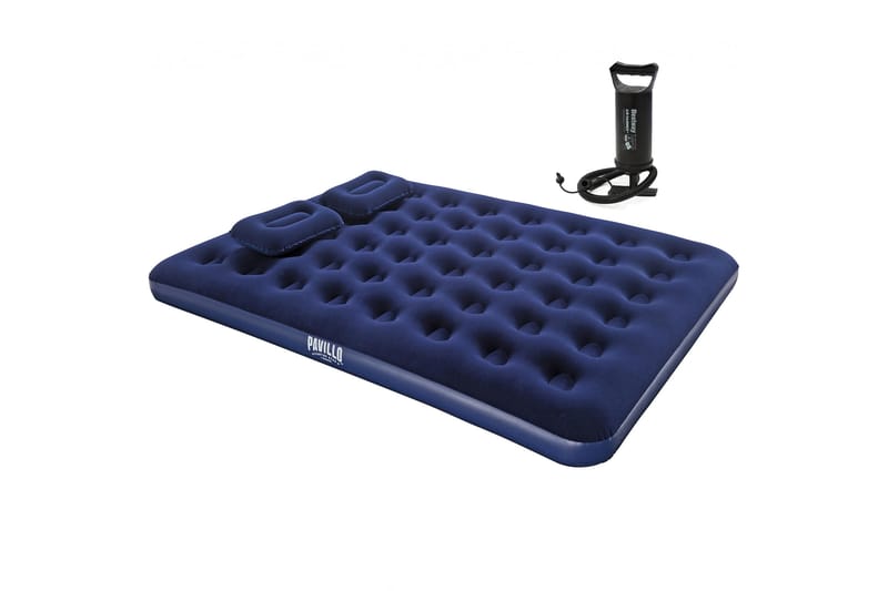 Pavillo Airbed Queen Uppblåsbar madrass med pump Blå - Bestway - Luftmadrass & uppblåsbar madrass