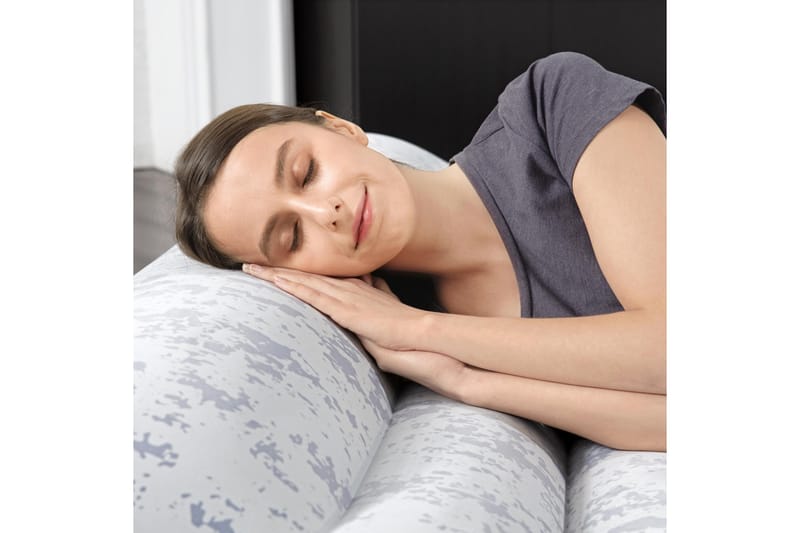 Tritech Airbed Queen Fashion Flock Uppblåsbar madrass Grå - Bestway - Möbler - Säng - Madrasser - Luftmadrass & uppblåsbar madrass