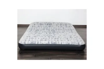 Tritech Airbed Queen Fashion Flock Uppblåsbar madrass Grå - Bestway - Möbler - Säng - Madrasser - Luftmadrass & uppblåsbar madrass