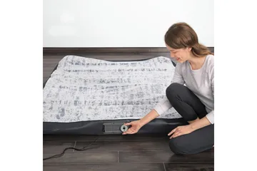 Tritech Airbed Queen Fashion Flock Uppblåsbar madrass Grå - Bestway - Möbler - Säng - Madrasser - Luftmadrass & uppblåsbar madrass