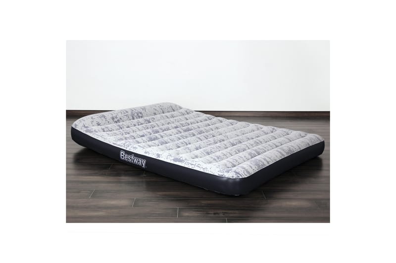 Tritech Airbed Queen Fashion Flock Uppblåsbar madrass Grå - Bestway - Möbler - Säng - Madrasser - Luftmadrass & uppblåsbar madrass