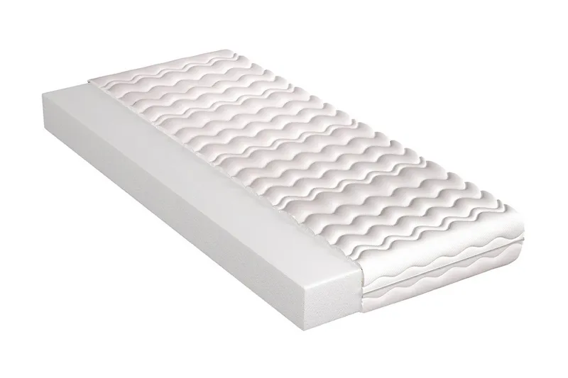 Manetto Madrass 90x190 Skum 7 cm, Vit