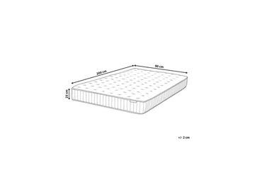 Resårgelmadrass Pleasant 90x200 cm, Fast - 90x200 cm, Fast - Möbler - Säng - Madrasser - Resårmadrass & resårbotten