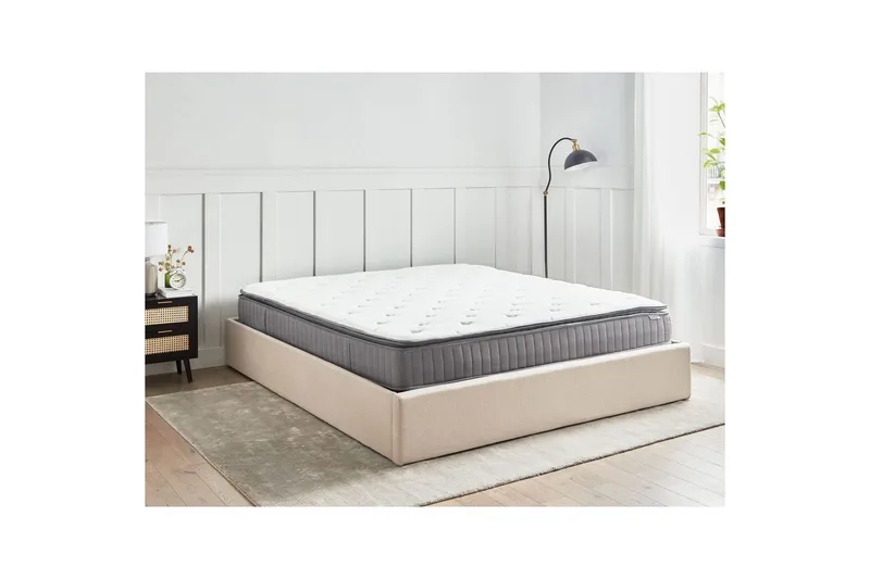 Resårgelmadrass Pleasant 180x200 cm, Fast - 180x200 cm, Fast - Möbler - Säng - Madrasser - Resårmadrass & resårbotten