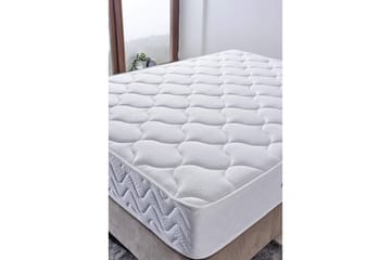 Resårmadrass 140x190 cm - Vit - Möbler - Säng - Madrasser - Resårmadrass & resårbotten