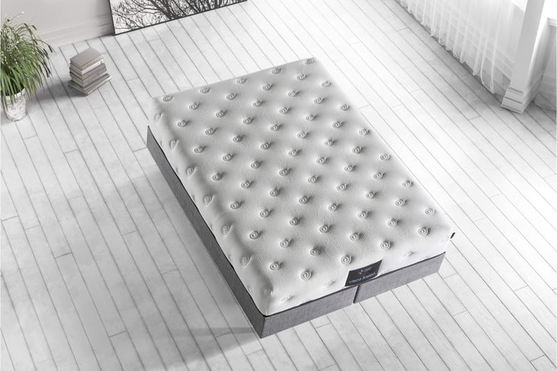 Resårmadrass 140x190 cm - Vit - Möbler - Säng - Madrasser - Resårmadrass & resårbotten