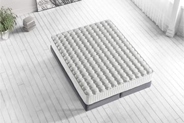 Resårmadrass 160x200 cm - Vit - Möbler - Säng - Madrasser - Resårmadrass & resårbotten