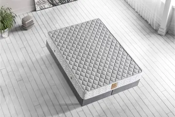 Resårmadrass 200x200 cm - Vit - Möbler - Säng - Madrasser - Resårmadrass & resårbotten