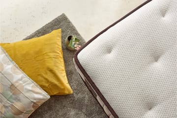 Resårmadrass 90x200 cm - Vit/Brun - Möbler - Säng - Madrasser - Resårmadrass & resårbotten