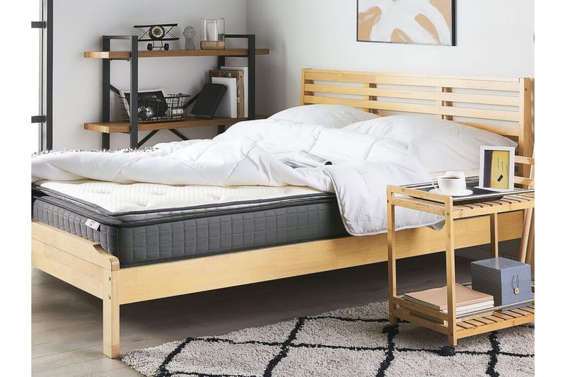 Acharm Resårmadrass 160x200 cm Fast Memoryskum - Vit - Möbler - Säng - Madrasser - Resårmadrass & resårbotten