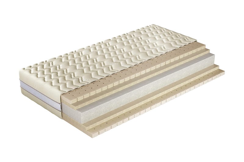 Begonia Madrass 200x120x24 cm - Beige/Grå - Möbler - Säng - Madrasser - Resårmadrass & resårbotten