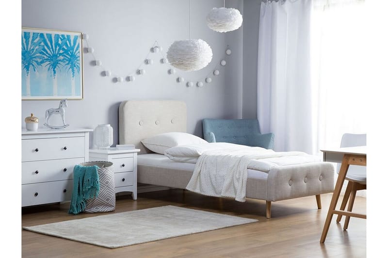 Brathay Resårmadrass Fast 90x200 cm - Vit - Möbler - Säng - Madrasser - Resårmadrass & resårbotten