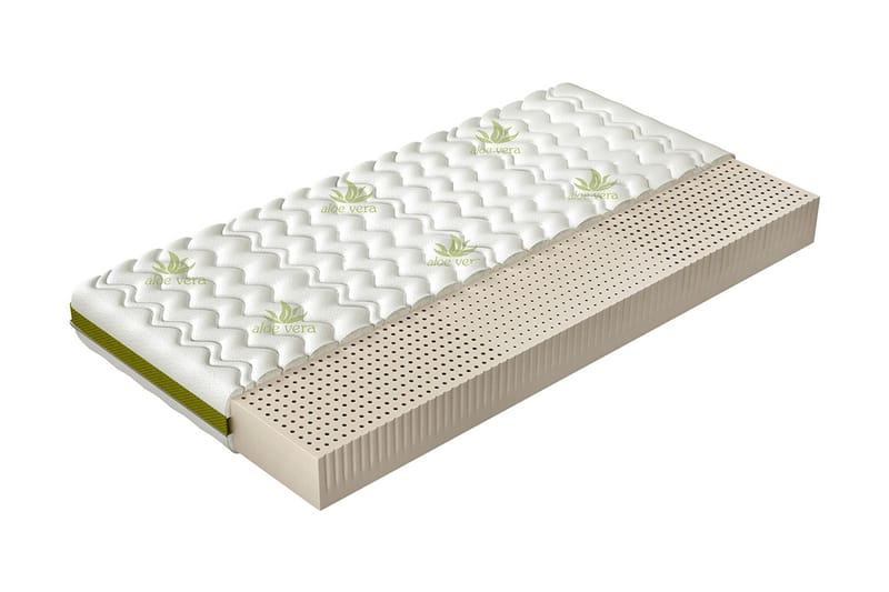 Comfort Madrass 200x140x16 cm - Beige/Vit - Möbler - Säng - Madrasser - Resårmadrass & resårbotten