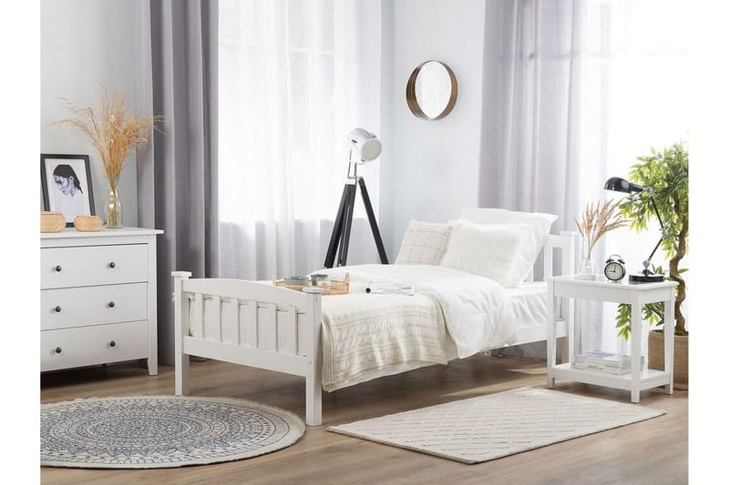Gravedoni Resårmadrass Dubbelsidig 80x200 cm - Vit - Möbler - Säng - Madrasser - Resårmadrass & resårbotten